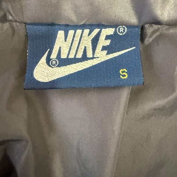 Vintage Men's Nike Blue Tag 1980's Windbreaker Jacket Pullover Grey Size S - Picture 3 of 6